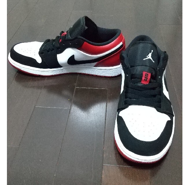 AIR JORDAN 1 LOW 白黒赤 27cm  箱あり