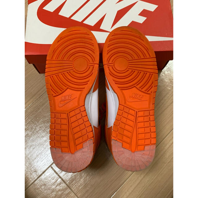 NIKE(ナイキ)の【NIKE】dunk hi orange blaze 27.5cm used メンズの靴/シューズ(スニーカー)の商品写真