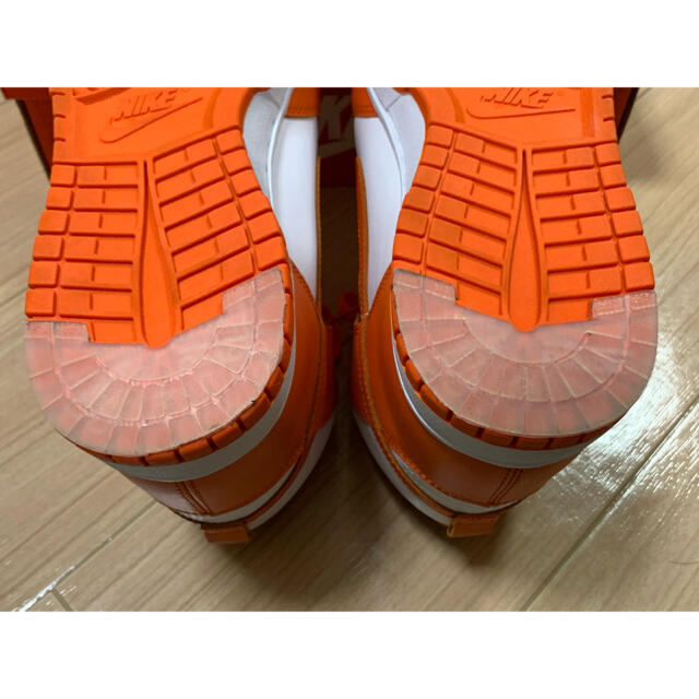 NIKE(ナイキ)の【NIKE】dunk hi orange blaze 27.5cm used メンズの靴/シューズ(スニーカー)の商品写真