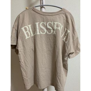 ミスティウーマン(mysty woman)のmysty woman バックロゴTシャツ ベージュ(Tシャツ(半袖/袖なし))