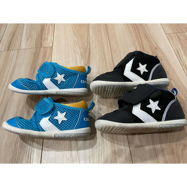 CONVERSE(コンバース)のコンバース　ベビースニーカー　メッシュ、定番セット キッズ/ベビー/マタニティのベビー靴/シューズ(~14cm)(スニーカー)の商品写真