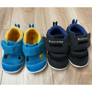 コンバース(CONVERSE)のコンバース　ベビースニーカー　メッシュ、定番セット(スニーカー)