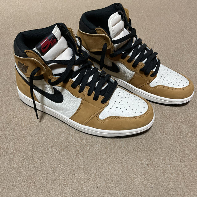 国産】 NIKE - エアジョーダン1 ルーキーオブザイヤー スニーカー