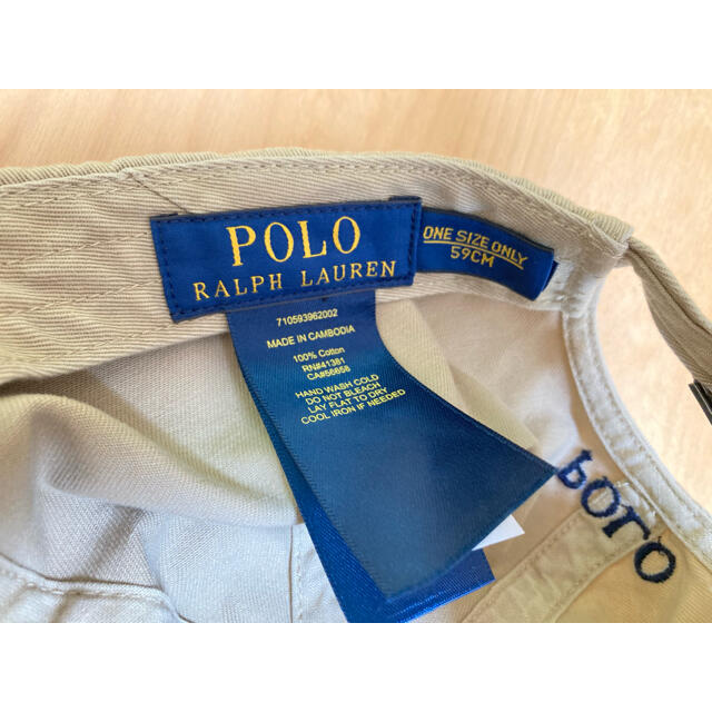 POLO RALPH LAUREN(ポロラルフローレン)の【POLO】ポロ ラルフローレン キャップ 59cm レディースの帽子(キャップ)の商品写真