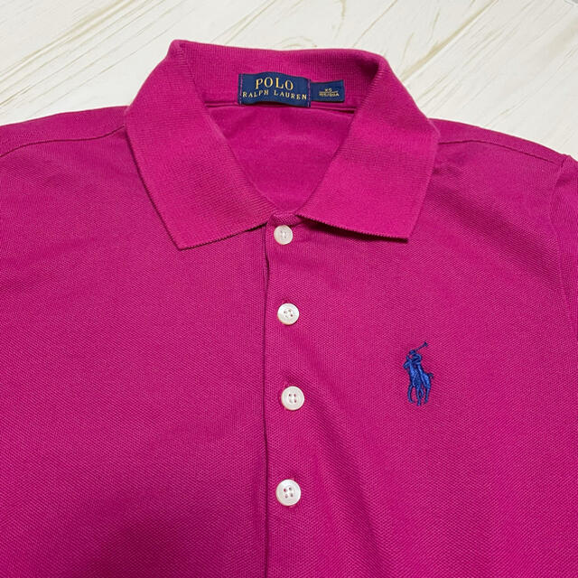 POLO RALPH LAUREN(ポロラルフローレン)のポロ ラルフローレン ポロシャツ レディース XS ピンク レディースのトップス(ポロシャツ)の商品写真