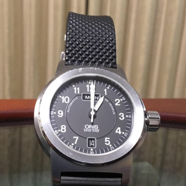 ORIS(オリス)のORIS/オリス 7500 ビッグクラウン デイデイト BC3 BLACK文字盤 メンズの時計(腕時計(アナログ))の商品写真