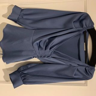 フレイアイディー(FRAY I.D)の★新品同様★ FRAY I.Dサテンカシュクールブラウス(シャツ/ブラウス(長袖/七分))