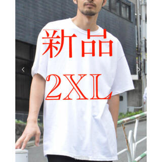 【新品2XL】ギルダン tシャツ ホワイト gildan tシャツ ホワイト(Tシャツ/カットソー(半袖/袖なし))