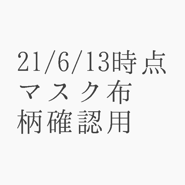 布柄確認用 ハンドメイドのハンドメイド その他(その他)の商品写真