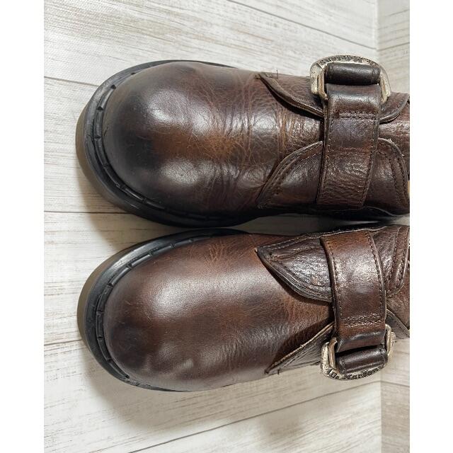 美品　希少　Dr.Martens イングランド製 シングルモンク 27.5 Dr.Martens - 激レアモデルイングランド超厚底モンクストラップ