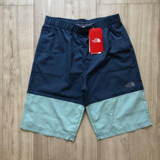 ザノースフェイス(THE NORTH FACE)の【海外限定】　TNF ノースフェイス　水陸両用　ハーフパンツ　ブルー　 170(ショートパンツ)