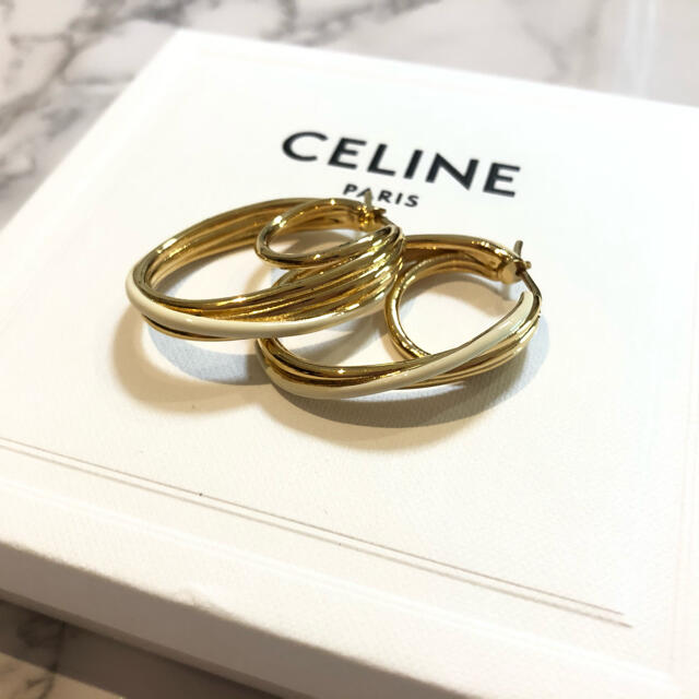 大得価お得】 celine - CELINE セリーヌ アントラル ピアスの通販 by