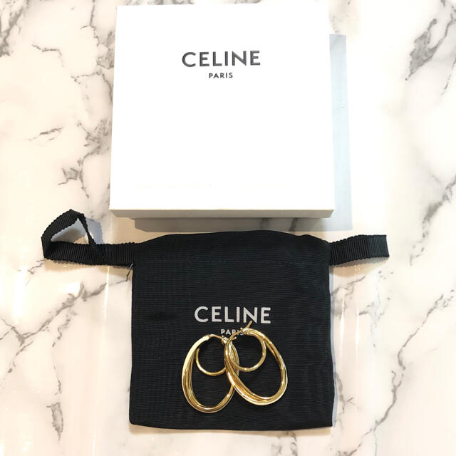 大得価お得】 celine - CELINE セリーヌ アントラル ピアスの通販 by