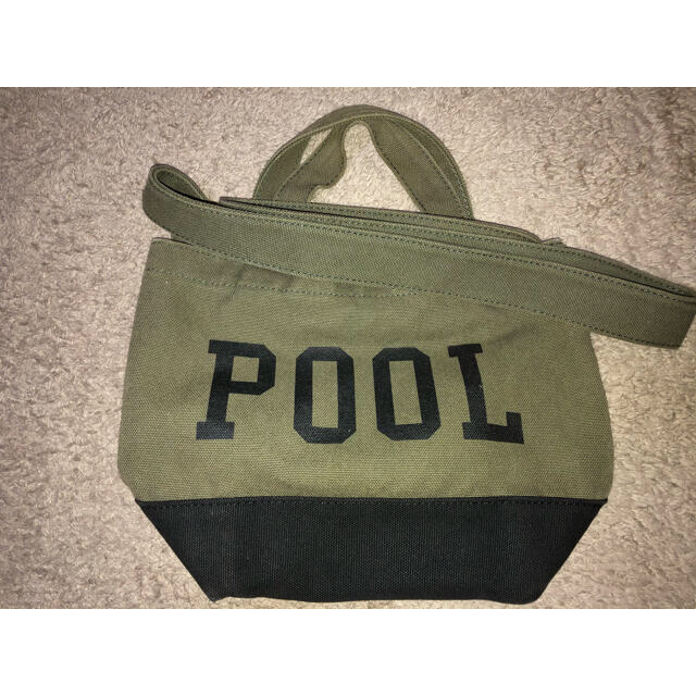 the pool aoyama mini tote bag olive