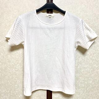 オゾック(OZOC)のWORLD OZOC トップス シャツ ホワイト(Tシャツ(半袖/袖なし))
