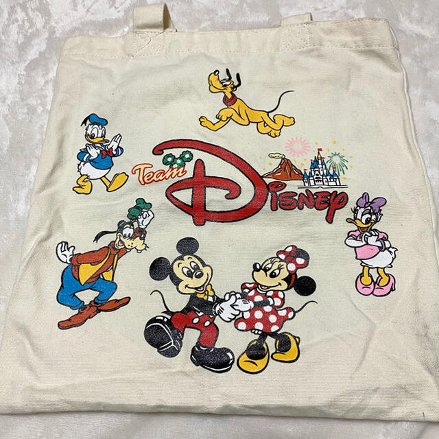 Disney(ディズニー)のディズニー　トートバッグ　キャンバス レディースのバッグ(トートバッグ)の商品写真