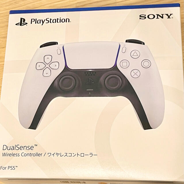 【ほぼ新品】デュアルセンス 1つ DualSense ホワイト PS5ゲームソフト/ゲーム機本体