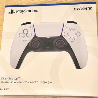 プレイステーション(PlayStation)の【ほぼ新品】デュアルセンス 1つ DualSense ホワイト PS5(その他)