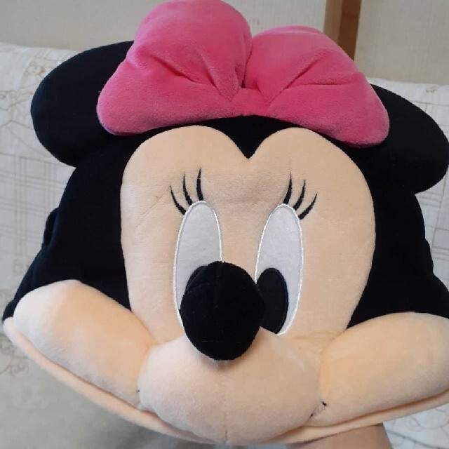 Disney(ディズニー)のディズニーミニーちゃん帽子 エンタメ/ホビーのおもちゃ/ぬいぐるみ(キャラクターグッズ)の商品写真