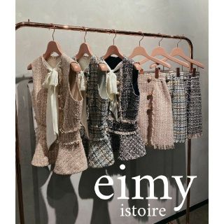 エイミーイストワール(eimy istoire)のeimy istoireEM pearlツイードノースリーブブラウス(カットソー(半袖/袖なし))