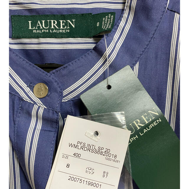 Ralph Lauren(ラルフローレン)の未使用　ラルフローレン シャツワンピース レディースのワンピース(ひざ丈ワンピース)の商品写真