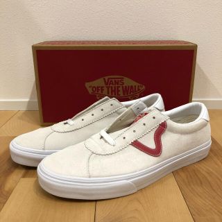 ヴァンズ(VANS)のVANS EPOCH SPORT エポックスポーツ　スエード　30cm 白×赤(スニーカー)