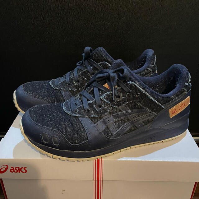 asics(アシックス)の【美品】アシックス ゲルライト3 岡山デニム ブルー 28.0cm メンズの靴/シューズ(スニーカー)の商品写真