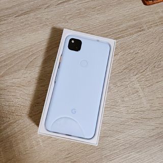 グーグル(Google)のSIMフリー Google Pixel 4a ブルー 4G(スマートフォン本体)