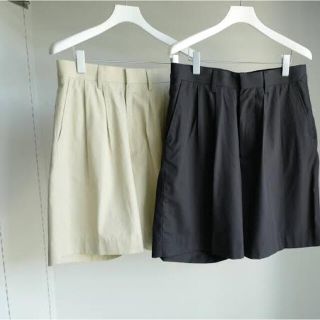 コモリ(COMOLI)のAURALEE HARD TWIST GABARDINE SHORTS(ショートパンツ)