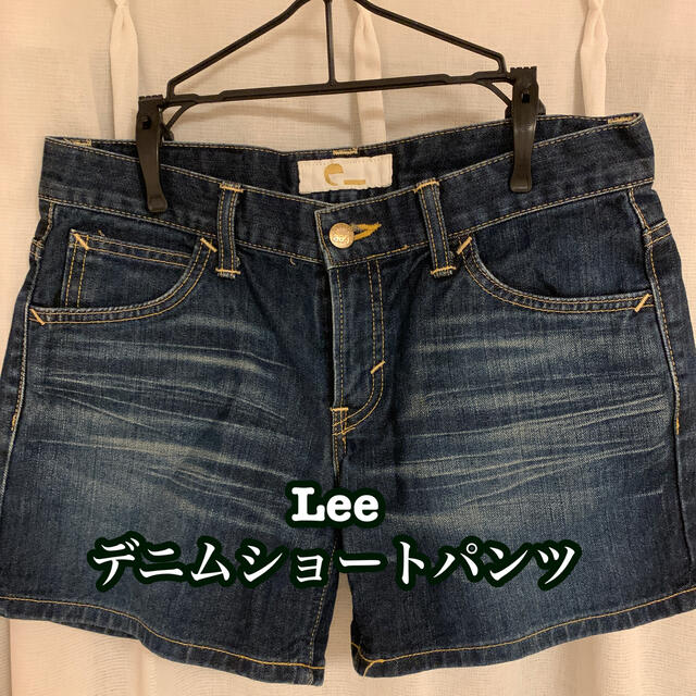 E hyphen world gallery(イーハイフンワールドギャラリー)のLee×Ehypen world gallery デニムショートパンツ レディースのパンツ(ショートパンツ)の商品写真