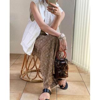 トゥデイフル(TODAYFUL)のtodayful lace knit skirt(ロングスカート)