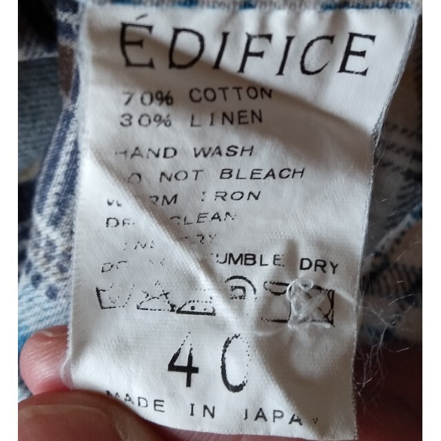 EDIFICE(エディフィス)のエディフィス40 メンズのトップス(シャツ)の商品写真