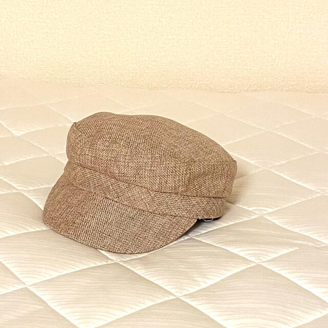 AZUL by moussy(アズールバイマウジー)のAZUL 麦わら　キャスケット　帽子 レディースの帽子(キャスケット)の商品写真