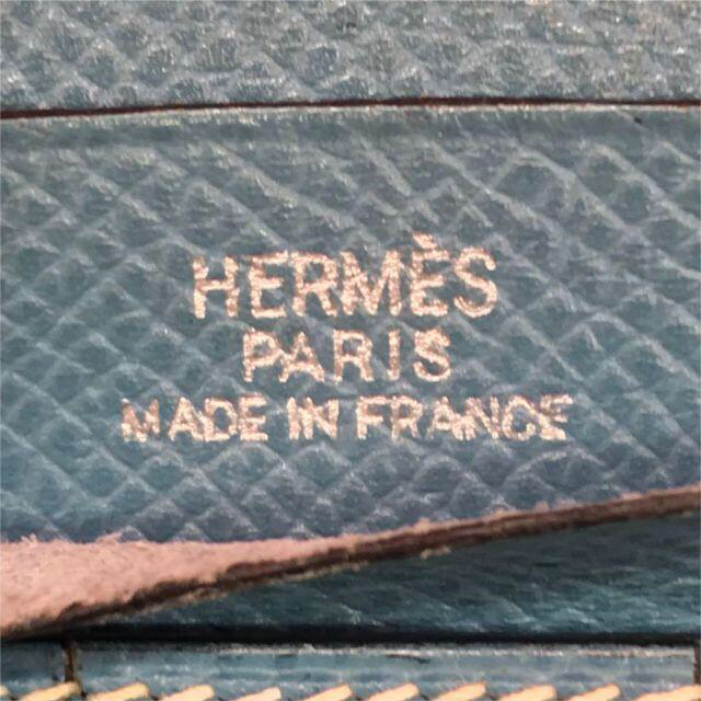 Hermes - エルメス ベアン 長財布 ブルージーンの通販 by George 