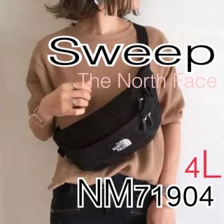 ザノースフェイス(THE NORTH FACE)のブラック★ノースフェイス ★スウィープ ウエストポーチ ウエストバッグ(ボディバッグ/ウエストポーチ)