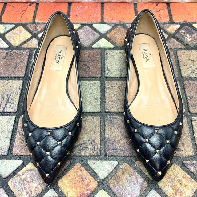 VALENTINO ヴァレンティノ フラットシューズ バレエシューズ スタッズ