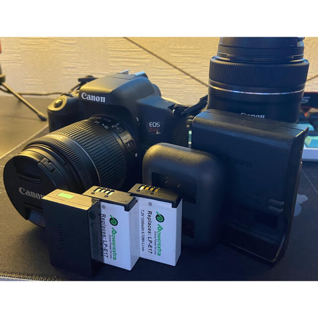 Canon EOS KISS X8i (W) Wズームキット その他高額特典あり 【時間指定