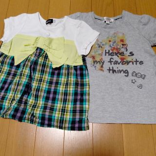 ベベ(BeBe)のＴシャツ　2枚セット　90(Tシャツ/カットソー)