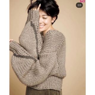 トゥデイフル(TODAYFUL)のLEINWANDE  Nuts Over Knit ニット (グレー)(ニット/セーター)