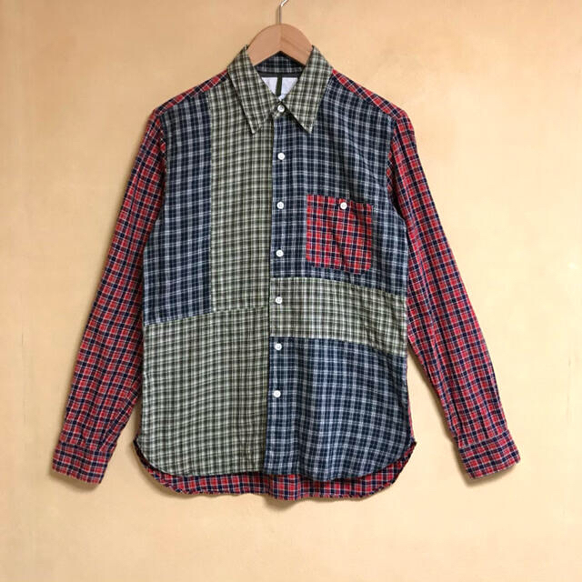 nanamica / ナナミカ クレイジーパターン チェックシャツ M 日本製