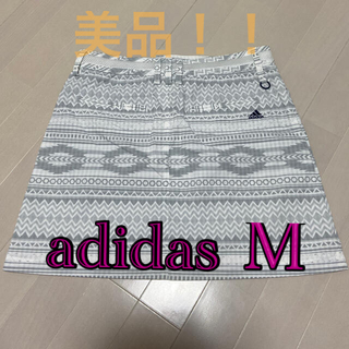 アディダス(adidas)のアディダスレディースゴルフ夏用スカート、ほぼ新品(ミニスカート)
