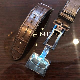 ZENITH　純正dバックル　革ベルト