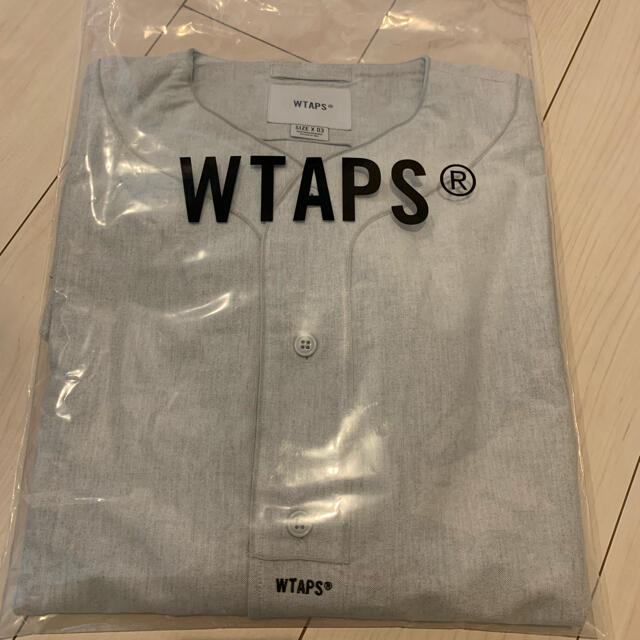 送込 L 21SS Wtaps ベースボールシャツ リーグ-