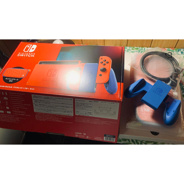 Nintendo Switch マリオ レッド×ブルー 店舗印あり おまけ付 | www 