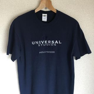 【新品未使用】ユニバーサルスタジオ　ハリウッド　Tシャツ　ネイビー(Tシャツ/カットソー(半袖/袖なし))