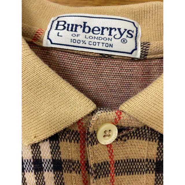 BURBERRY(バーバリー)の美品　Burberry バーバリーズ チェック シャツ ブラウス　ポロシャツ　夏 メンズのトップス(ポロシャツ)の商品写真