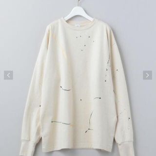 ビューティアンドユースユナイテッドアローズ(BEAUTY&YOUTH UNITED ARROWS)の●お値引き中●6roku DRIPPING PULLOVER(Tシャツ(長袖/七分))