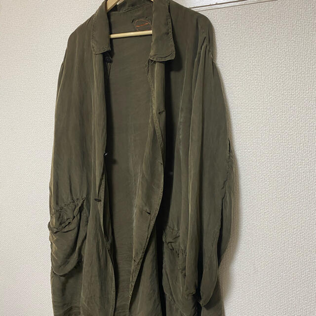 COMOLI(コモリ)のChez Vidalenc（シェ ヴィダレンク）MALBO COAT SHORT メンズのジャケット/アウター(ステンカラーコート)の商品写真