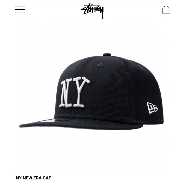 [新品] STUSSY × NEW ERA NY CAP XXL NAVY