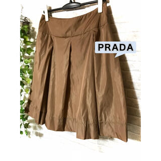 プラダ(PRADA)の専用出品です。プラダ　ナイロン　膝丈スカート　40    L(ひざ丈スカート)